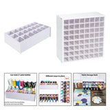 Maxbell Watercolor Paint Storage Rack Pigments Shelf for Oil Paints Brushes Pigments 21 slots