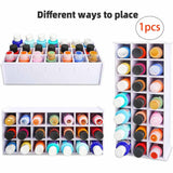 Maxbell Watercolor Paint Storage Rack Pigments Shelf for Oil Paints Brushes Pigments 21 slots