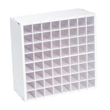 Maxbell Watercolor Paint Storage Rack Pigments Shelf for Oil Paints Brushes Pigments 64  slots
