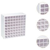 Maxbell Watercolor Paint Storage Rack Pigments Shelf for Oil Paints Brushes Pigments 64  slots