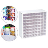 Maxbell Watercolor Paint Storage Rack Pigments Shelf for Oil Paints Brushes Pigments 64  slots