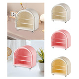 Maxbell Clear Display Case Cabinet for Figures Toys Desktop Household Party Showcase White