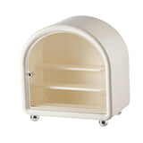 Maxbell Clear Display Case Cabinet for Figures Toys Desktop Household Party Showcase White