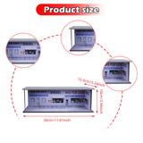 Maxbell 1/64 Model Car Display Case for Sports Car Scene Vehicle Model Display Stand Gas Station