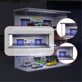 Maxbell 1/64 Model Car Display Case for Sports Car Scene Vehicle Model Display Stand Warehouse