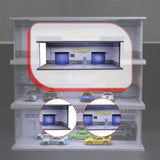 Maxbell 1/64 Model Car Display Case for Sports Car Scene Vehicle Model Display Stand Warehouse