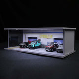 Maxbell 1/64 Model Car Display Case for Sports Car Scene Vehicle Model Display Stand Warehouse