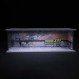 Maxbell 1/64 Model Car Display Case for Sports Car Scene Vehicle Model Display Stand Parking Lot