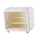 Maxbell Action Figure Display Case Cabinet Toys Miniatures Models Cars Organizer Box White