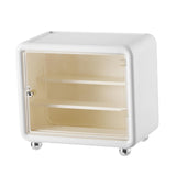 Maxbell Action Figure Display Case Cabinet Toys Miniatures Models Cars Organizer Box White