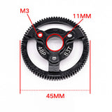 Maxbell Gear DIY Modified Parts High Speed Gear for RC Hobby Car Vehicles Model 83T