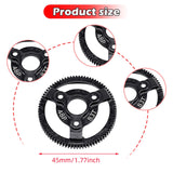 Maxbell Gear DIY Modified Parts High Speed Gear for RC Hobby Car Vehicles Model 83T