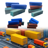 Maxbell 5x Miniature Container Models Crafts Mini for Train Layout Gaming Terrain L
