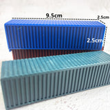 Maxbell 5x Miniature Container Models Crafts Mini for Train Layout Gaming Terrain L