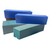 Maxbell 5x Miniature Container Models Crafts Mini for Train Layout Gaming Terrain L
