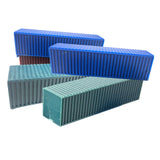 Maxbell 5x Miniature Container Models Crafts Mini for Train Layout Gaming Terrain L