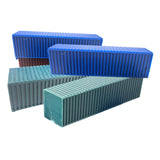 Maxbell 5x Miniature Container Models Crafts Mini for Train Layout Gaming Terrain L