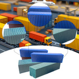 Maxbell 5x Miniature Container Models Crafts Mini for Train Layout Gaming Terrain L