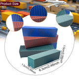 Maxbell 5x Miniature Container Models Crafts Mini for Train Layout Gaming Terrain M