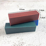 Maxbell 5x Miniature Container Models Crafts Mini for Train Layout Gaming Terrain M