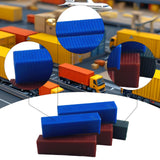 Maxbell 5x Miniature Container Models Crafts Mini for Train Layout Gaming Terrain S