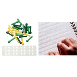 Maxbell Learning Board for Blind Lightweight Portable Touch for Home Adults Children