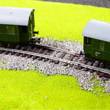 Maxbell 4Pcs HO Scale Track DIY Scene Railroad Track for 1:87 Birthdays