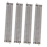 Maxbell 4Pcs HO Scale Track DIY Scene Railroad Track for 1:87 Birthdays