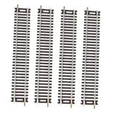 Maxbell 4Pcs HO Scale Track DIY Scene Railroad Track for 1:87 Birthdays