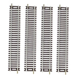Maxbell 4Pcs HO Scale Track DIY Scene Railroad Track for 1:87 Birthdays
