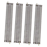 Maxbell 4Pcs HO Scale Track DIY Scene Railroad Track for 1:87 Birthdays