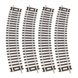 Maxbell 4Pcs HO Scale Track DIY Scene Railroad Track for 1:87 Birthdays