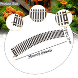 Maxbell 4Pcs HO Scale Track DIY Scene Railroad Track for 1:87 Birthdays