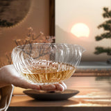 Maxbell Glass Matcha Bowl with Spout Matcha Lovers Gift for Tea Lovers Matcha Chawan
