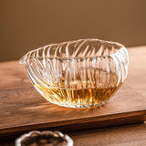 Maxbell Glass Matcha Bowl with Spout Matcha Lovers Gift for Tea Lovers Matcha Chawan