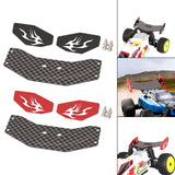 Maxbell RC Rear Wing Spoiler Truck Simple Assembly with Screw Supplies Upgrade Parts Black