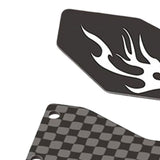 Maxbell RC Rear Wing Spoiler Truck Simple Assembly with Screw Supplies Upgrade Parts Black