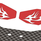 Maxbell RC Rear Wing Spoiler Truck Simple Assembly with Screw Supplies Upgrade Parts Red