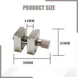 Maxbell Mini Drill Press Vice Handheld Bench Vice Clamp for Sculpture Walnut Nuclear