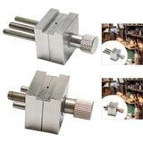 Maxbell Mini Drill Press Vice Handheld Bench Vice Clamp for Sculpture Walnut Nuclear