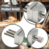 Maxbell Mini Drill Press Vice Handheld Bench Vice Clamp for Sculpture Walnut Nuclear