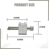Maxbell Mini Drill Press Vice Handheld Bench Vice Clamp for Sculpture Walnut Nuclear