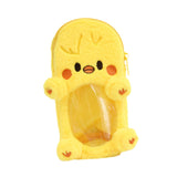 Maxbell Plush Photocard Holder Portable Protector Hanging Decoration Protective Case Yellow Chicken