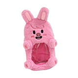Maxbell Plush Photocard Holder Soft Lovely Pig Shaped Cartoon Small Doll Storage Bag