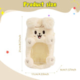 Maxbell Plush Photocard Holder Portable Protector Hanging Decoration Protective Case Dog