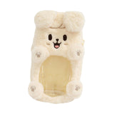 Maxbell Plush Photocard Holder Portable Protector Hanging Decoration Protective Case Dog