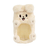 Maxbell Plush Photocard Holder Portable Protector Hanging Decoration Protective Case Dog