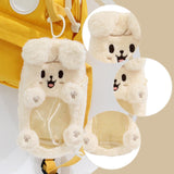 Maxbell Plush Photocard Holder Portable Protector Hanging Decoration Protective Case Dog