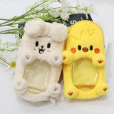 Maxbell Plush Photocard Holder Portable Protector Hanging Decoration Protective Case Dog