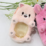 Maxbell Plush Photocard Holder Portable Protector Hanging Decoration Protective Case Fox